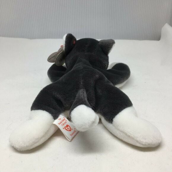 Ty Beanie Baby Nanook Dog Plush Stuffed Animal Retired W Tag November 21 1996 - Picture 3 of 10